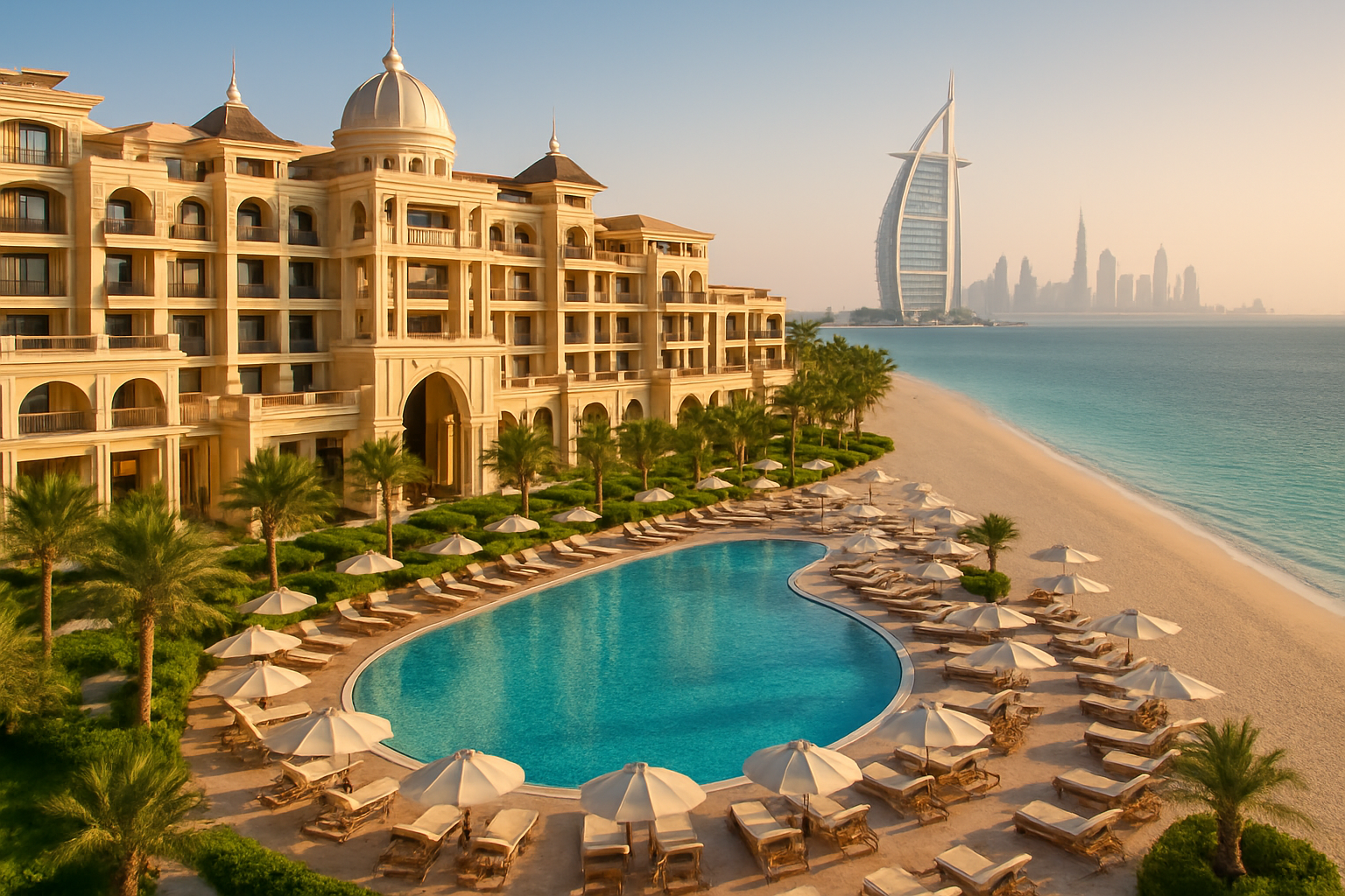 Luxury hotel resort in Dubai